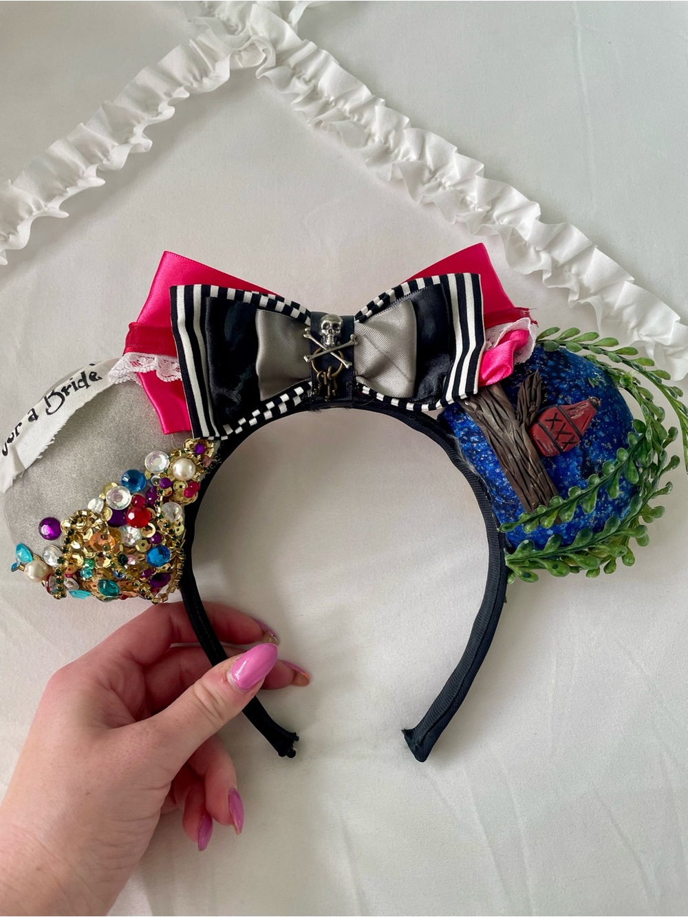 Custom Pirates of the Caribbean Mouse Ears (Light-Up)